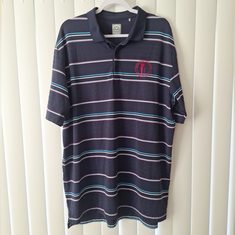 Callaway Opti Dri White Plains Golf Course Polo Shirt